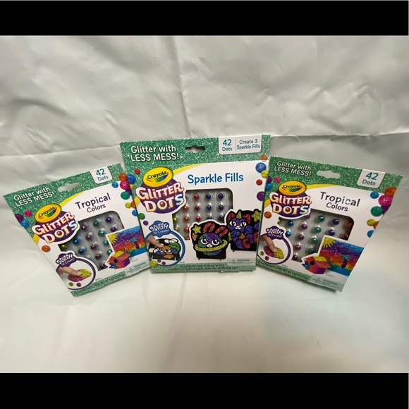 Crayola Glitter Dots Sparkle Set Deluxe Crayola Glitter Dots Sparkle Set Deluxe